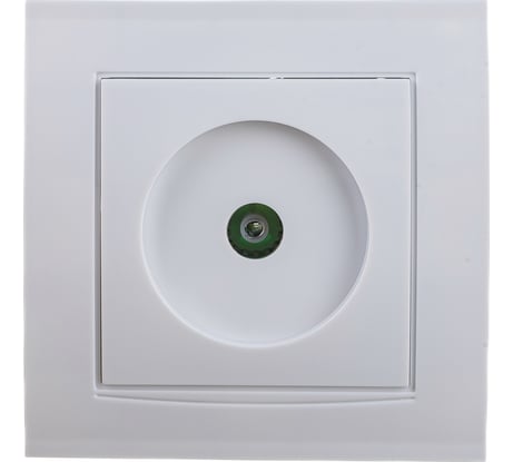 Телевизионная розетка, белая UNIVersal Бриллиант 7947571