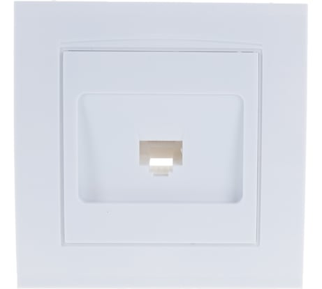 Компьютерная розетка, белая UNIVersal Бриллиант 7947601