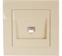 Компьютерная розетка, слоновая кость UNIVersal Бриллиант 7948820