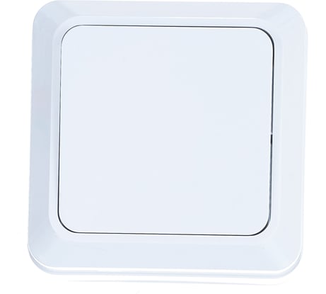 Одноклавишный выключатель, белый UNIVersal Олимп О0021