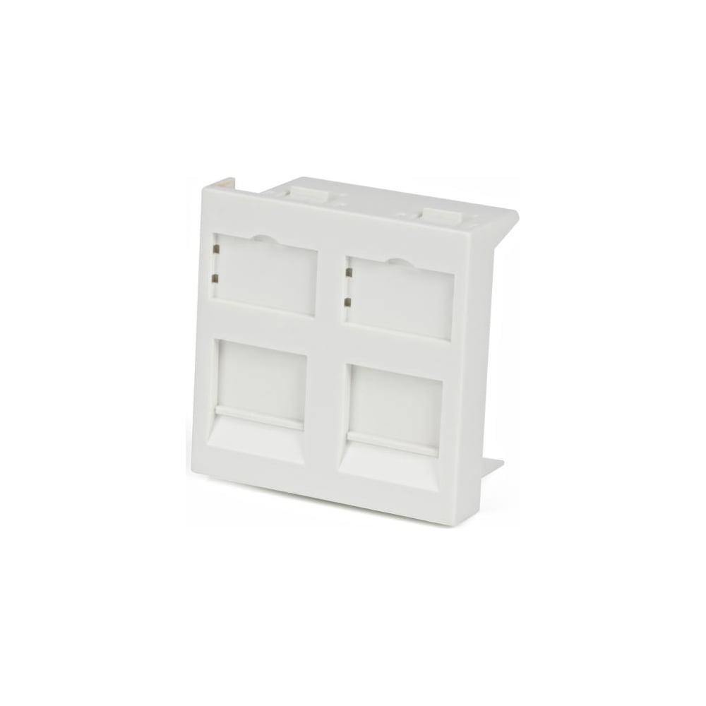 Вставка 45x45 аналог Mosaic для 2х модулей формата Keystone Jack со ...