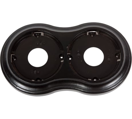 Двухместная рамка Мезонинъ, серия "аврора", цвет - венге, тм GE70832-36