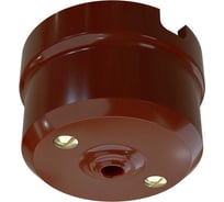 Корпус потолочной розетки Мезонинъ фарфоровый, цвет - коричневый, серия "аврора" GE70812-04