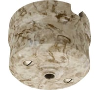 Корпус потолочной розетки Мезонинъ фарфоровый, цвет - дворцовый мрамор, серия "аврора" GE70812-19