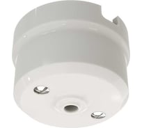 Корпус потолочной розетки Мезонинъ фарфоровый, цвет - белый, серия "аврора" GE70812-01