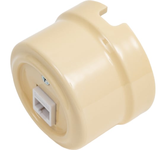 Компьютерная розетка Мезонинъ rj45, цвет - слоновая кость, серия "аврора", тм GE70342-02