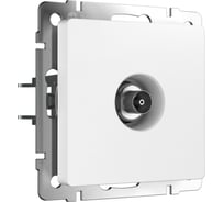 Оконечная ТВ-розетка WERKEL (белый матовый) a062409