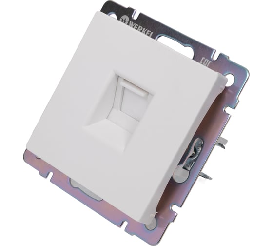 Розетка ethernet rj-45 WERKEL (белый матовый) a062407