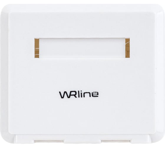 Корпус настенной розетки WRline WR-MB-2 для установки 2-х вставок типа Keystone Jack, цвет белый 505220 26747024