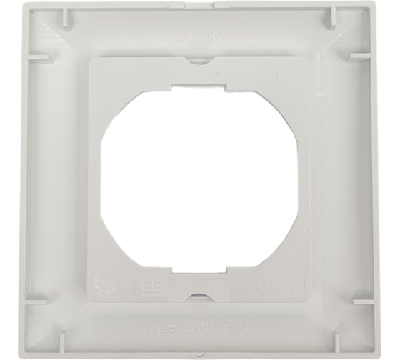 Рамка 1-я Vesta-Electric Roma White FRM010101BEL