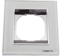 Рамка 1-я Vesta-Electric Exclusive White FRM050101BEL