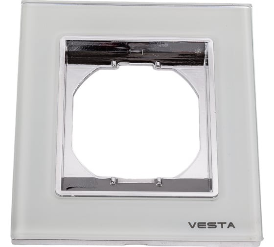 Рамка 1-я Vesta-Electric Exclusive White FRM050101BEL 1