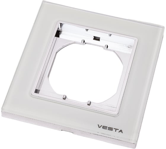 Рамка 1-я Vesta-Electric Exclusive White FRM050101BEL
