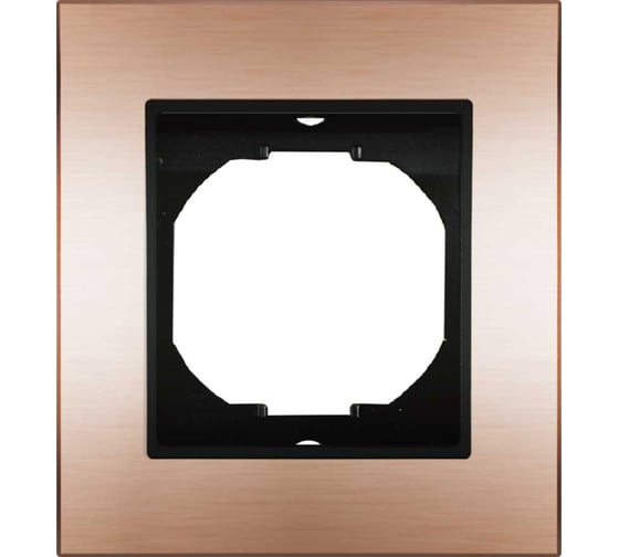 Рамка 1-я Vesta-Electric Exclusive Champagne Metallic FRM050101BSH 1