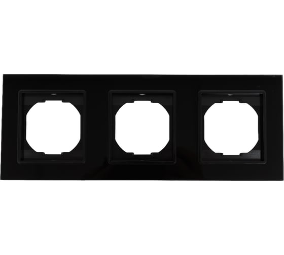 Рамка 3-я Vesta-Electric Exclusive Black FRM050308CHR