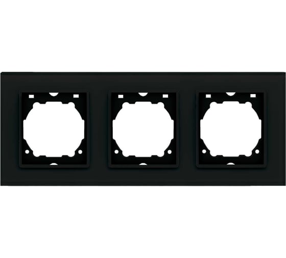 Рамка 3-я Vesta-Electric Exclusive Black FRM050308CHR 1