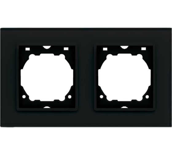 Рамка 2-я Vesta-Electric Exclusive Black FRM050213CHR