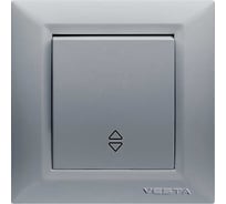 Переключатель проходной Metronex Electric Roma Silver FVK010118SRM