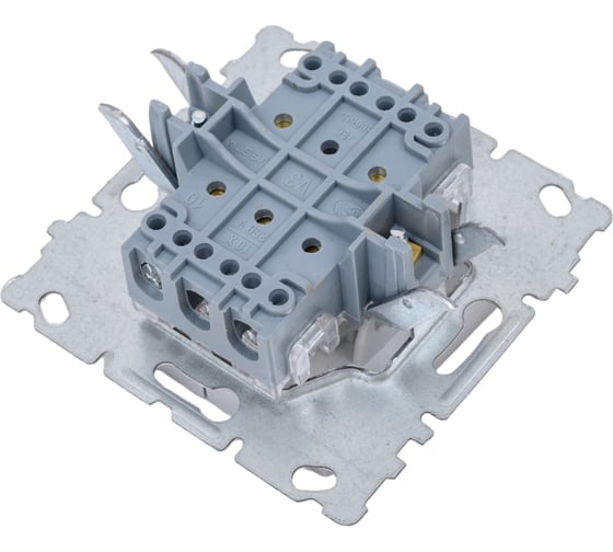 Двухклавишный выключатель Vesta Electric Silver без рамки FVK010125SRM