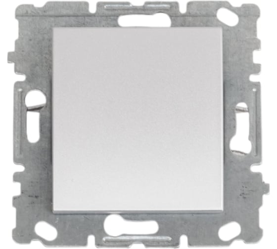Одноклавишный выключатель Vesta Electric Silver без рамки FVK010115SRM
