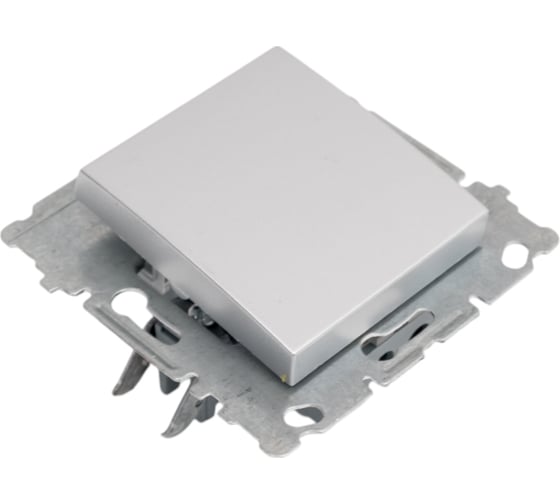 Одноклавишный выключатель Vesta Electric Silver без рамки FVK010115SRM