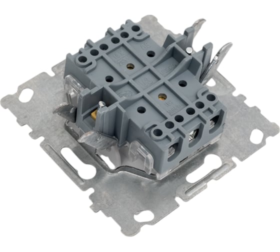 Одноклавишный выключатель Vesta Electric Silver без рамки FVK010115SRM