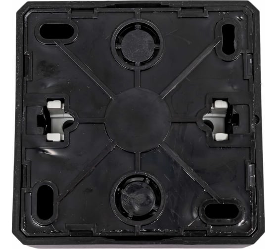 Одноклавишный выключатель Vesta Electric Mega Black FVK030102CMT