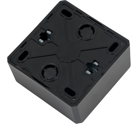 Двухклавишный выключатель Vesta Electric Mega Black FVK030202CMT