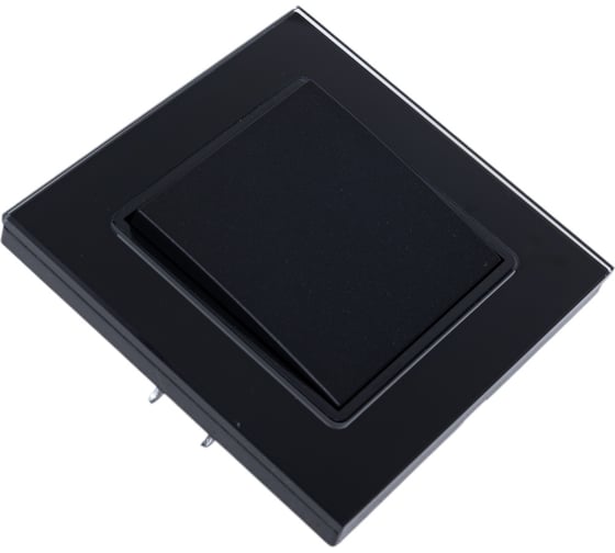 Одноклавишный выключатель Vesta Electric Exclusive Black FVK050112CHR