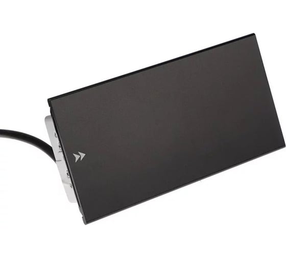 Встраиваемая врезная розетка Inrior розетка в стол, удлинитель, на 2 euro розетки и 2 usb, черный ST-02-20