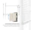 Двухклавишный выключатель WERKEL с самовозвратом (слоновая кость) a062573 3
