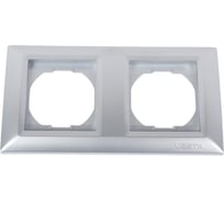 2-местная рамка Vesta Electric Roma Silver FRM050601SRM
