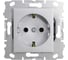 Розетка Metronex Electric Silver одинарная с заземлением без рамки FRZ00010108SRM 1