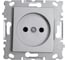 Розетка Metronex Electric Silver одинарная без заземления без рамки FRZ00010109SRM 1