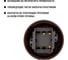 Поворотный выключатель TDM ELECTRIC проходной с ручкой (бантик) 10А коричневый «Виви» SQ1820-1405 6