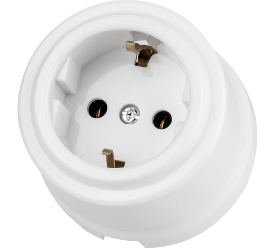 Розетка TDM ELECTRIC 2П+З 16А 250В белая «Виви» SQ1820-1012