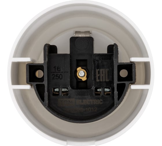 Розетка TDM ELECTRIC 2П+З 16А 250В белая «Виви» SQ1820-1012