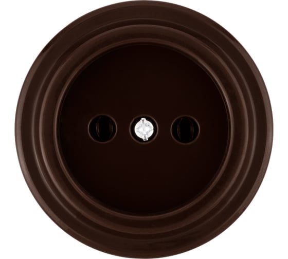 Розетка TDM ELECTRIC 2П 10А 250В коричневая «Виви» SQ1820-1416 1