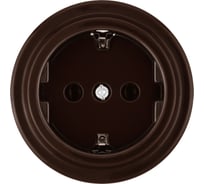 Розетка TDM ELECTRIC 2П+З 16А 250В коричневая «Виви» SQ1820-1417