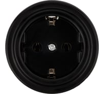 Розетка TDM ELECTRIC 2П+З 16А 250В черная «Виви» SQ1820-1212