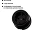 Розетка TDM ELECTRIC 2П+З 16А 250В черная «Виви» SQ1820-1212 4