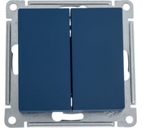 2-клавишный выключатель Systeme Electric Atlasdesign аквамарин сх.1, 10ах ATN001151