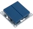 2-клавишный выключатель Systeme Electric Atlasdesign аквамарин сх.1, 10ах ATN001151 2
