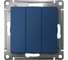 3-клавишный выключатель Systeme Electric Atlasdesign аквамарин. сх.1+1+1, 10ах ATN001131 2