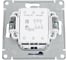 2-клавишный переключатель Systeme Electric Atlasdesign аквамарин сх.6, 10ах ATN001165 3