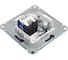 Розетка tv+rj45 Systeme Electric Atlasdesign аквамарин кат.5e ATN001189 6