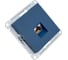 Розетка компьютерная Systeme Electric AtlasDesign, RJ45, кат. 6A, механизм, Аквамарин ATN001186 2