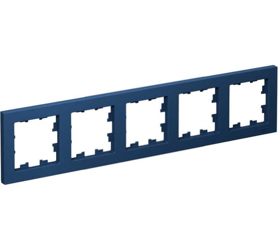 Универсальная 5-местная рамка Systeme Electric Atlasdesign аквамарин ATN001105 1