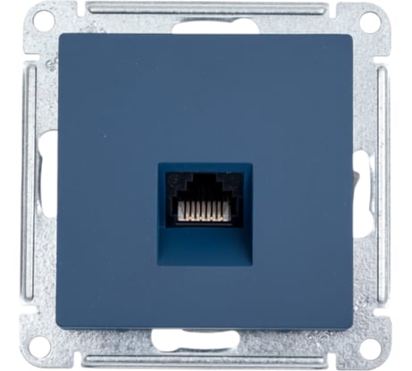 Телефонная розетка Systeme Electric Atlasdesign аквамарин rj11 ATN001181