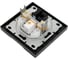 Розетка Metronex Electric Exclusive Black для сетевого кабеля LAN + TV FRZMT040032CHR 6